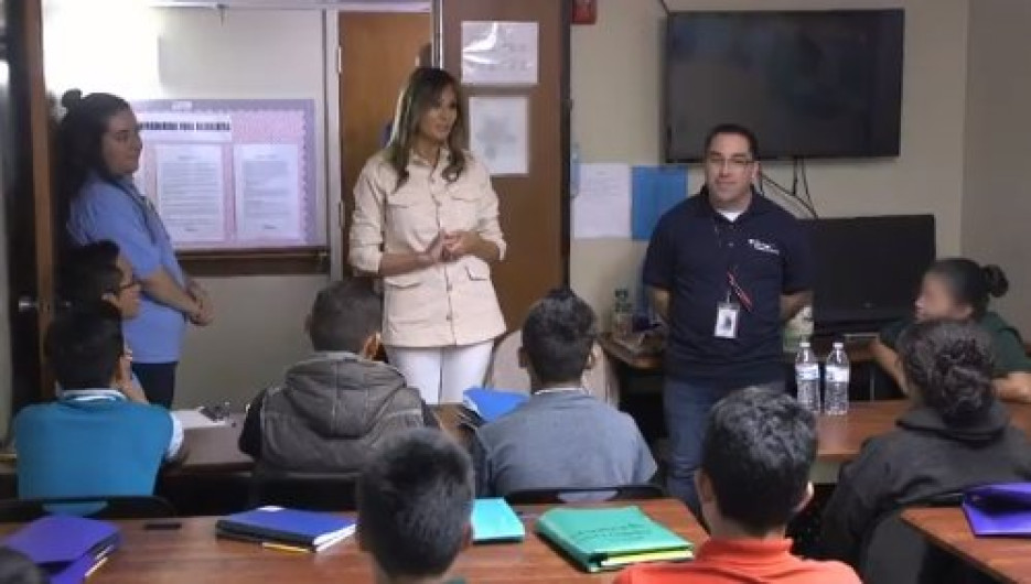 Melania Trump comparte video tras su visita en la frontera 