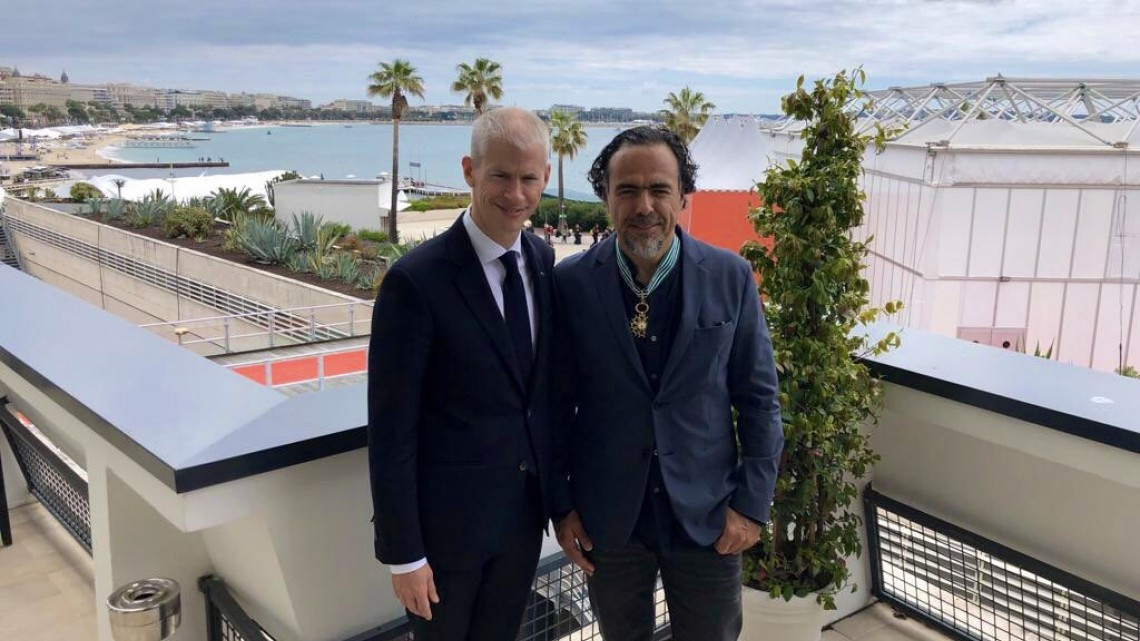 Entregan insignia especial a Alejandro Iñárritu en Cannes