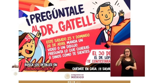 Para los pequeños del hogar llega “¡Pregúntale al Dr. Gatell!” 
