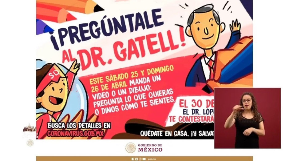 Para los pequeños del hogar llega “¡Pregúntale al Dr. Gatell!” 