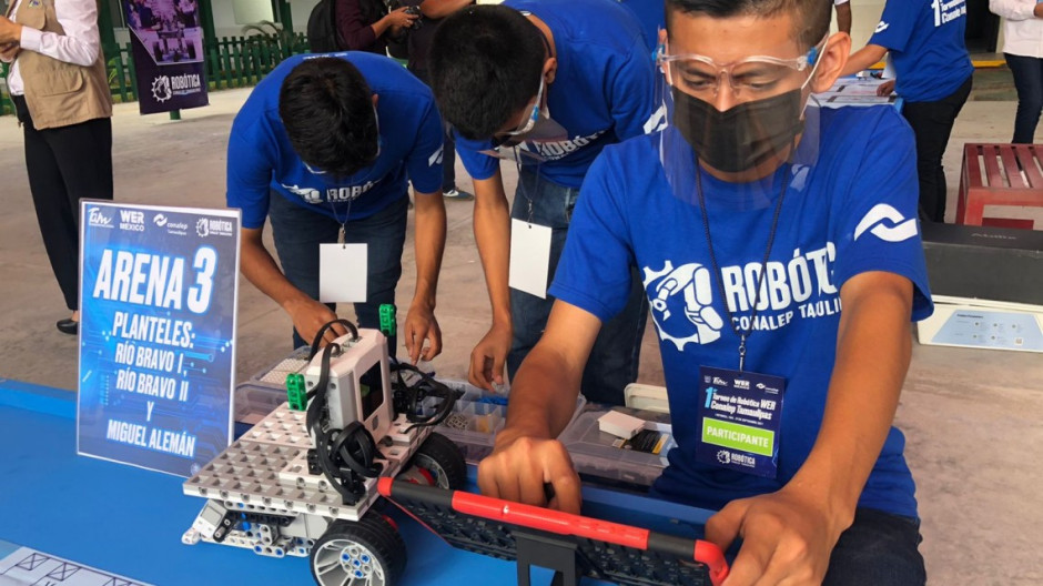 Conalep Reynosa celebra  40 aniversario con Torneo de Robótica