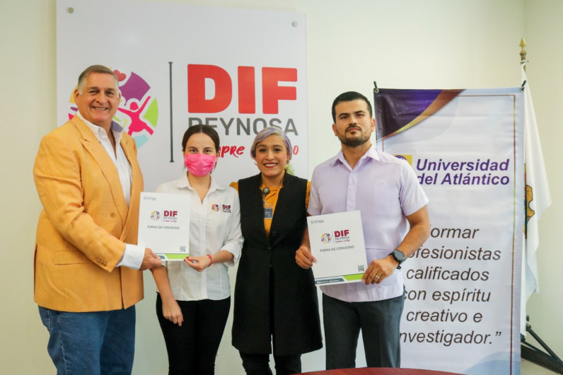 DIF Reynosa une esfuerzos con Universidad 