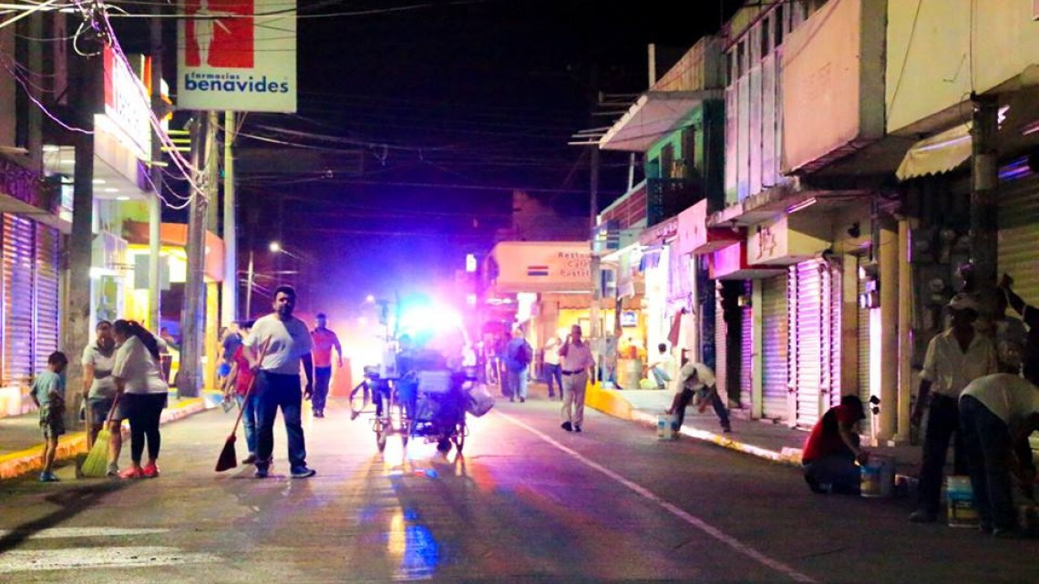 Realizan "Jornada de mejoramiento de imagen urbana"