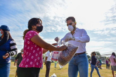 DIF Reynosa, el deportista Jaime García y Club Rotario unen esfuerzos en beneficio de las familias reynosenses