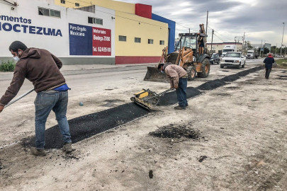 Programa de bache en Matamoros es de lunes a sábado, fueron muchas las calles dañadas