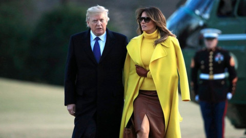 Melania vuelve a rechazar a Trump
