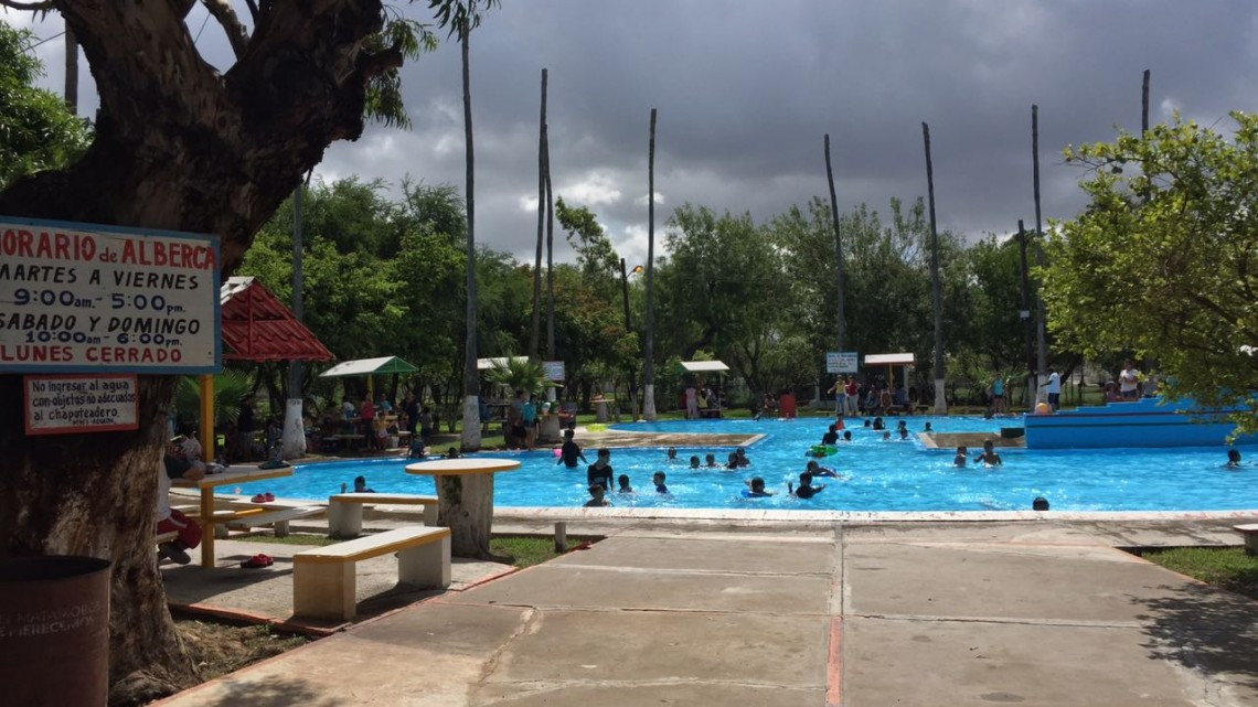 Aumenta el número de visitantes al chapoteadero