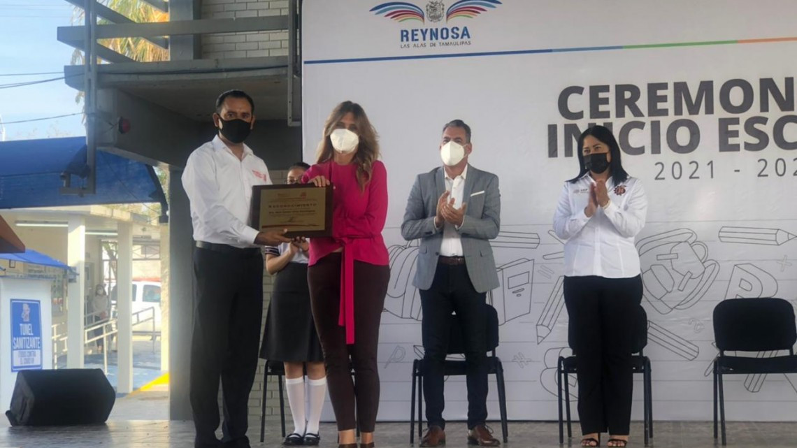Inaugura alcaldesa ciclo escolar 2021-2022