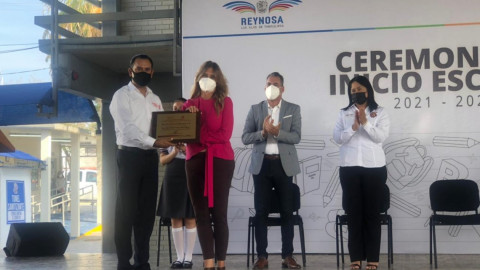 Inaugura alcaldesa ciclo escolar 2021-2022