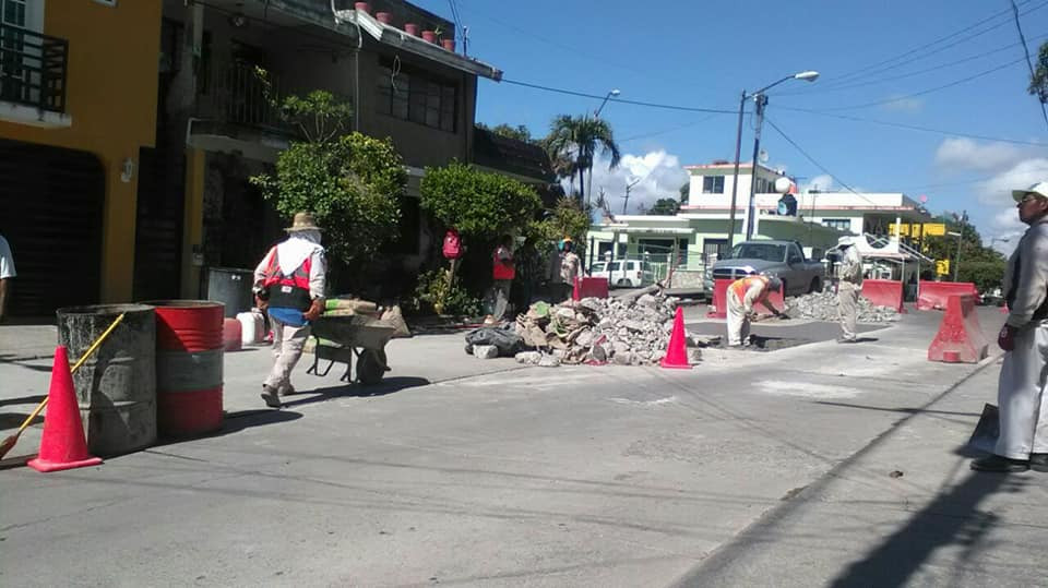 OPDU realiza trabajos de bacheo