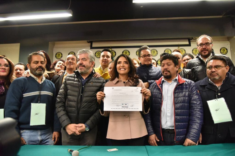 Barrales, precandidata a la jefatura de Gobierno de la CDMX