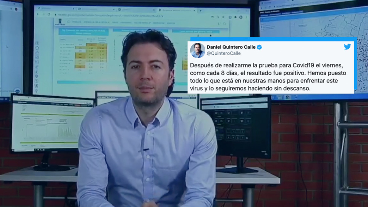 Alcalde de Medellín da positivo por COVID-19