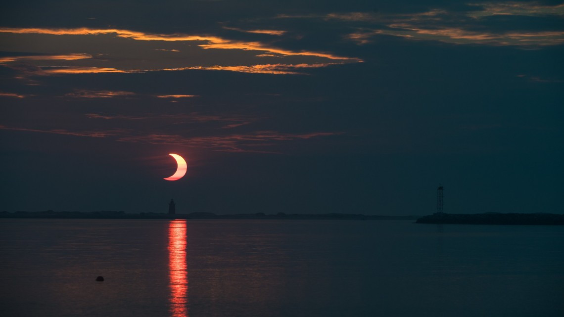 Así se vivió el primer eclipse solar anular del 2021