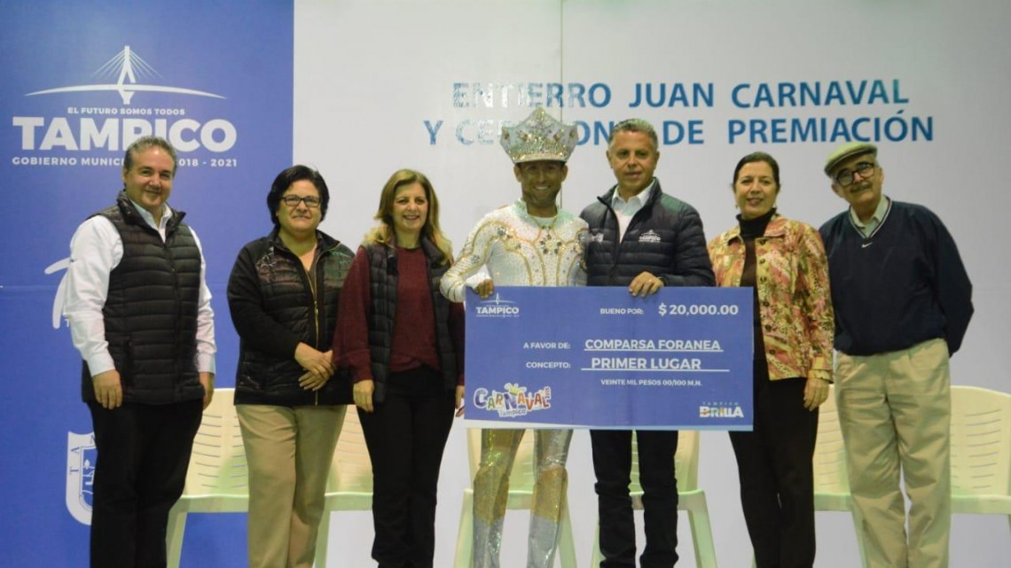 Brillante Ceremonia de Premiación del Carnaval Tampico Brilla 2019