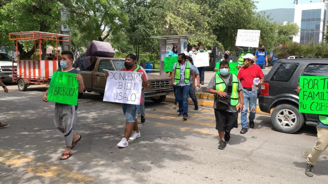 Comerciantes piden desinfección de la zona centro en Victoria