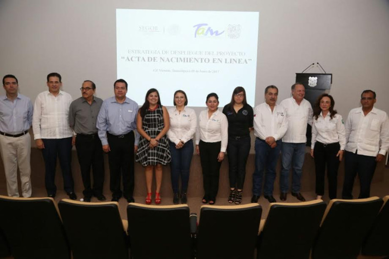Tamaulipas y Renapo hacen sinergia para expedir actas en línea