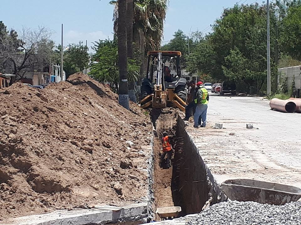 Dren pluvial en Riveras de Rancho Grande con 12% de avance