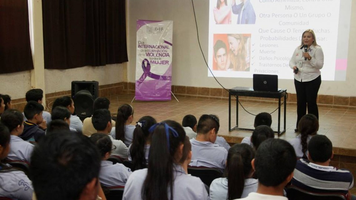 DIF Matamoros emprende actividades sobre violencia contra la mujer