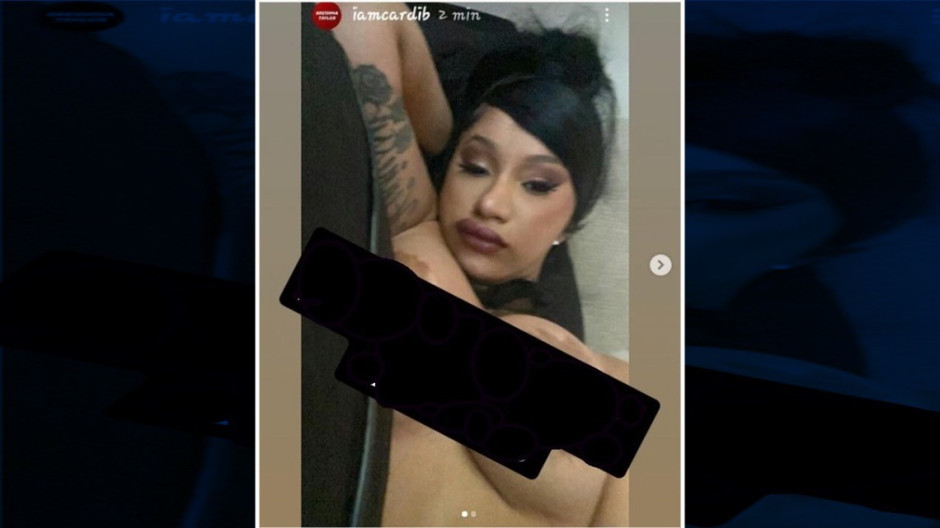 Cardi B publica foto íntima por error