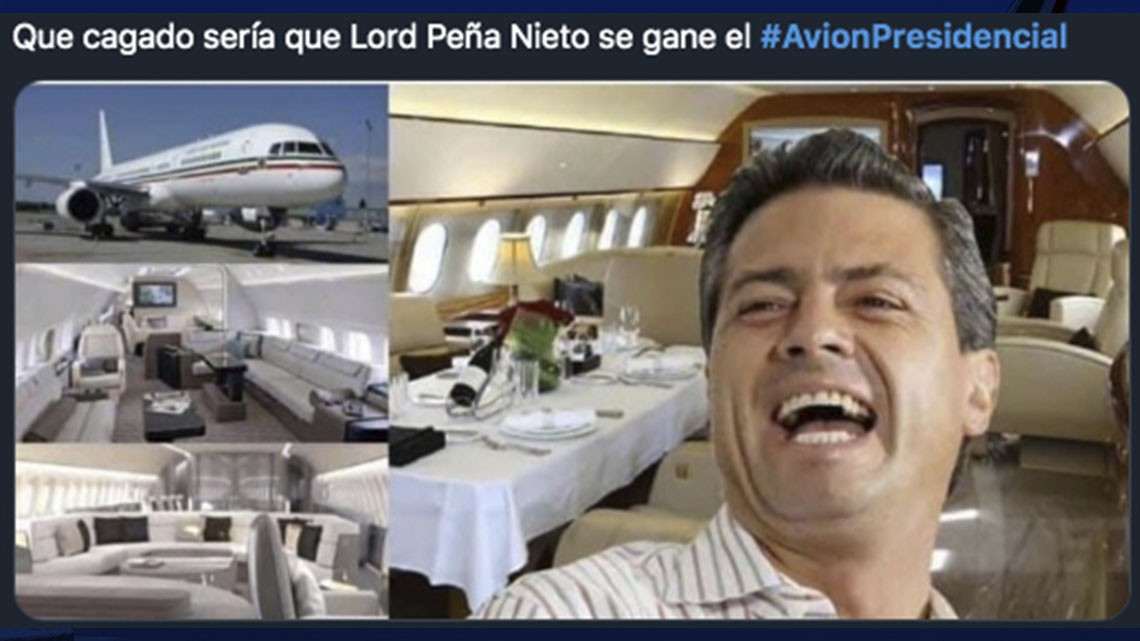 Diviértete con los mejores 'memes' de la rifa del avión presidencial