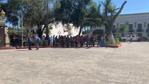Amenaza de bomba en palacio municipal de Matamoros provoca desalojo de personal