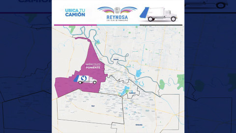 Ubica tu camión recolector de basura  para este miércoles 