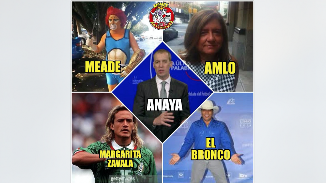 Comienzan a circular los memes del Primer Debate Presidencial