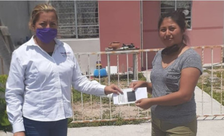 Becas de Primaria se entregan a domicilio 