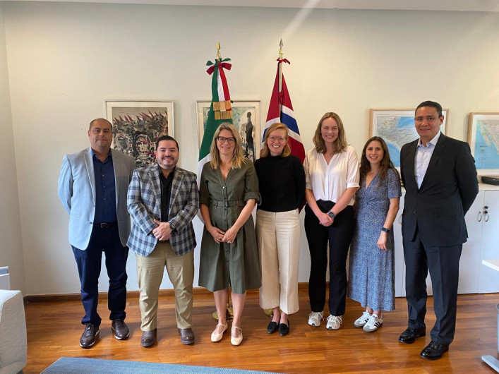 SEDENER estrecha acercamiento con la Embajada de Noruega en México
