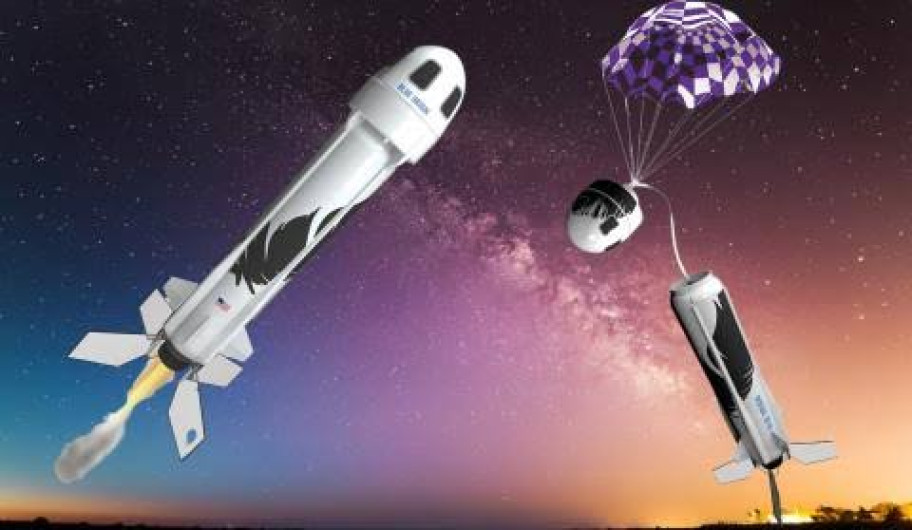 Venden réplica de la nave de Jeff Bezos ‘New Shepard’