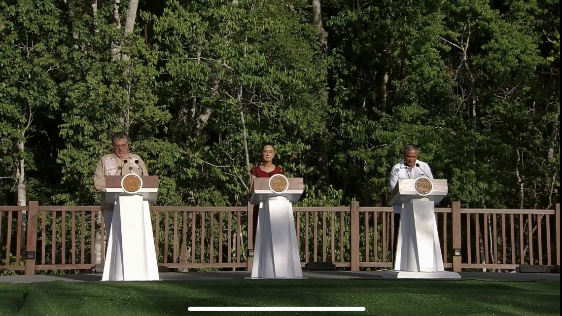 México, Belice y Guatemala firman acuerdo para crear el Corredor Biocultural de la Gran Selva Maya