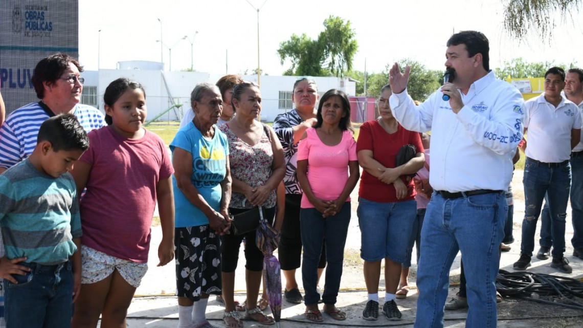 Entrega Alcalde de Río Bravo obras de infraestructura social