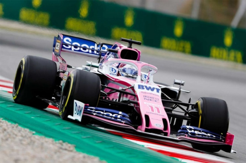 Sergio Pérez realiza con éxito ensayo rumbo a Mónaco 