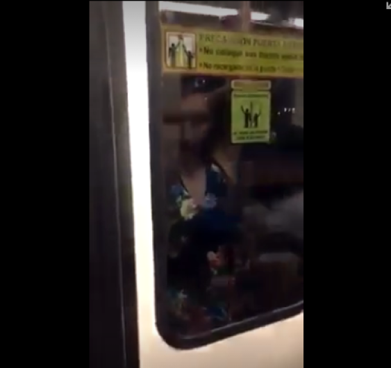 #LadyMetro se hace viral en redes sociales