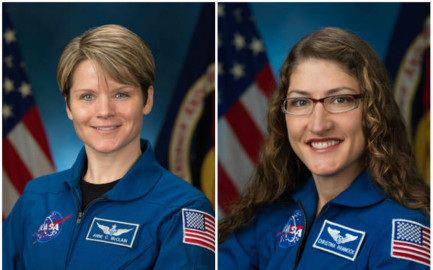Dos mujeres para la caminata espacial por primera vez