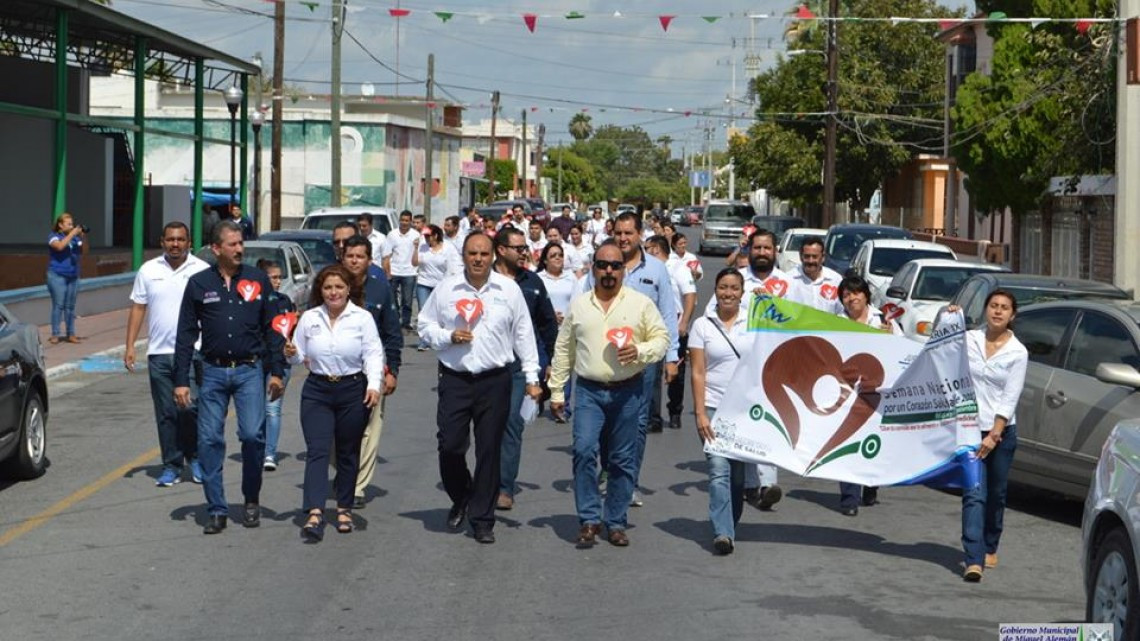 Inicia semana nacional "Corazón Saludable" en Miguel Alemán