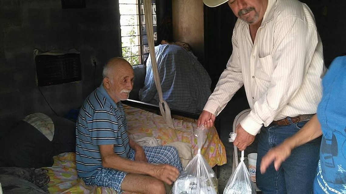 Llevan apoyos al sur del municipio de Miguel Alemán