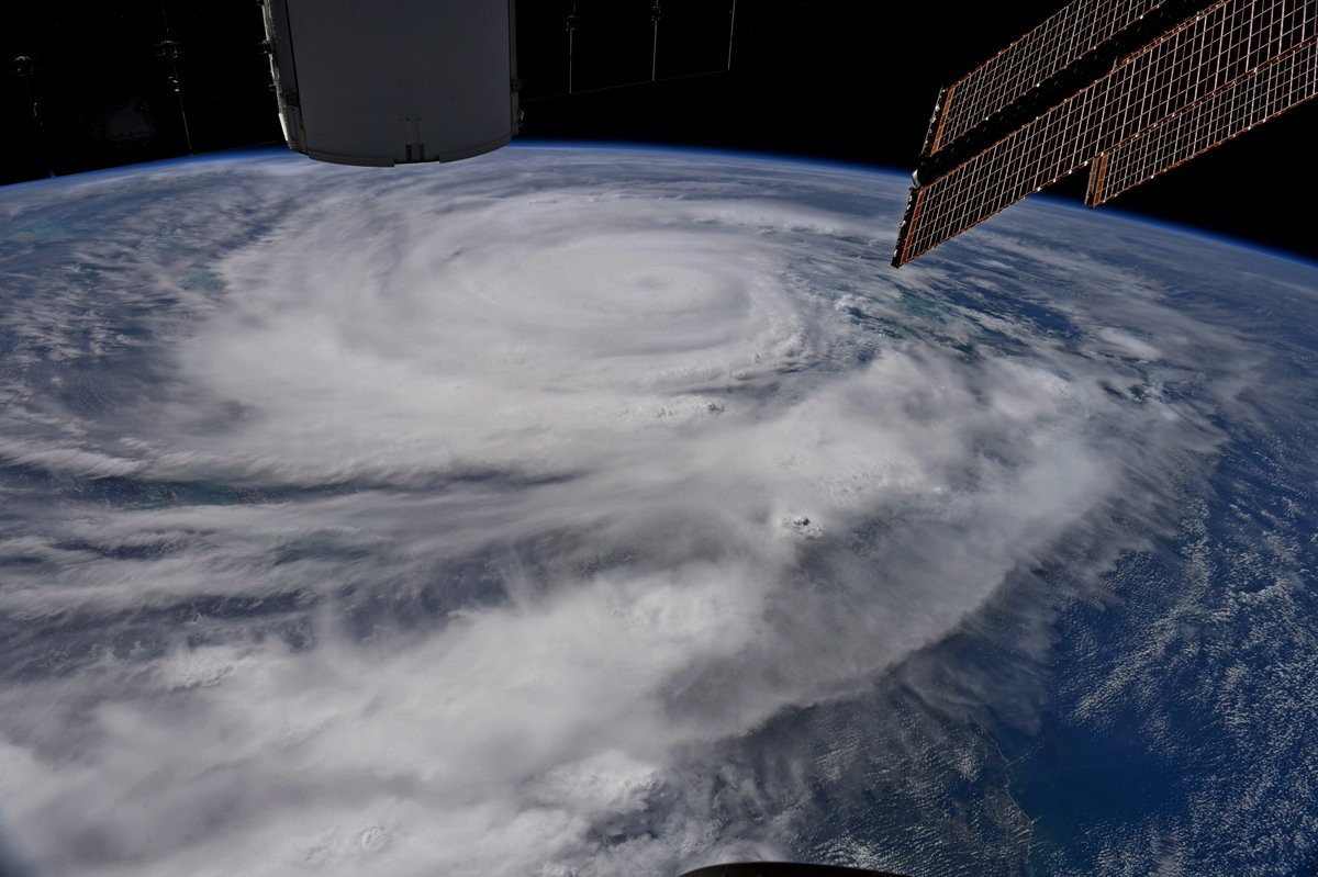 Astronauta comparte fotografías de "Irma"