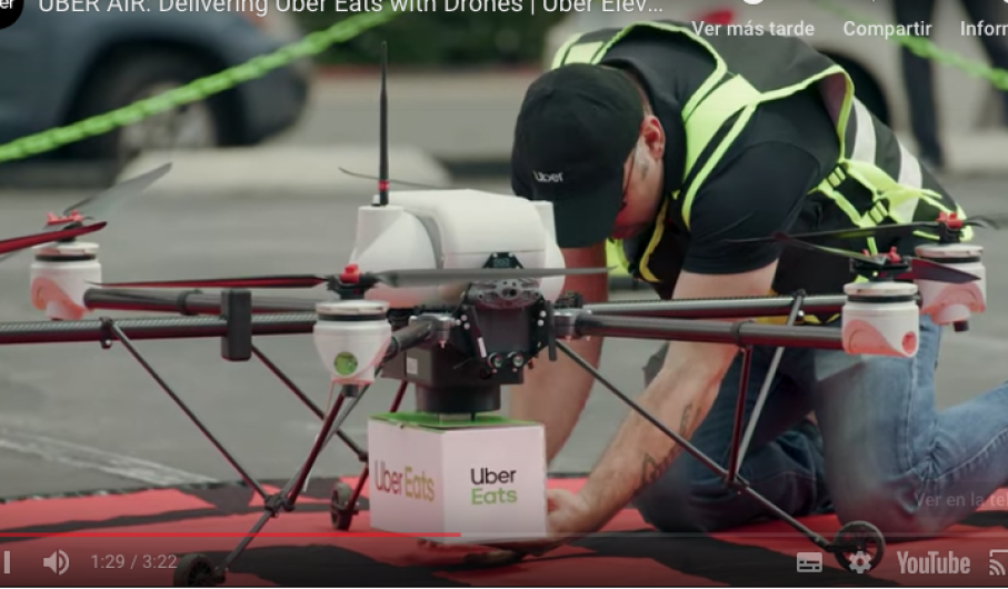 Uber Eats y McDonald´s preparan entregas con drones