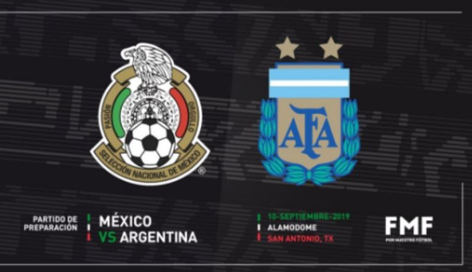 Selección Mexicana enfrentará a Argentina en septiembre