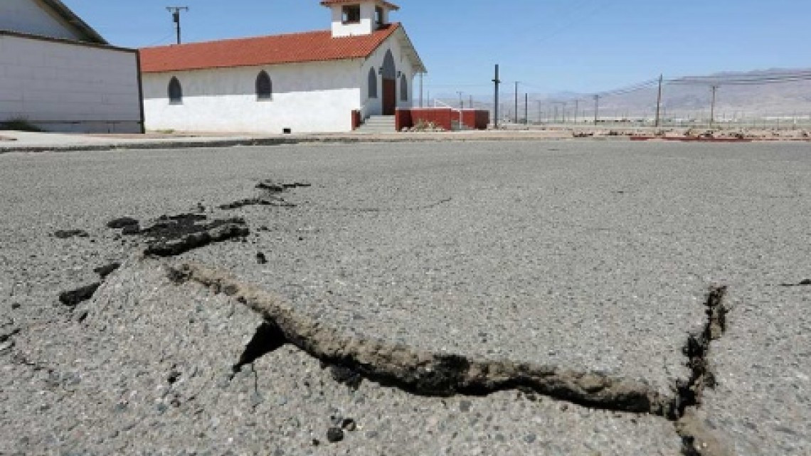 Grieta de sismo en California, visible desde el espacio