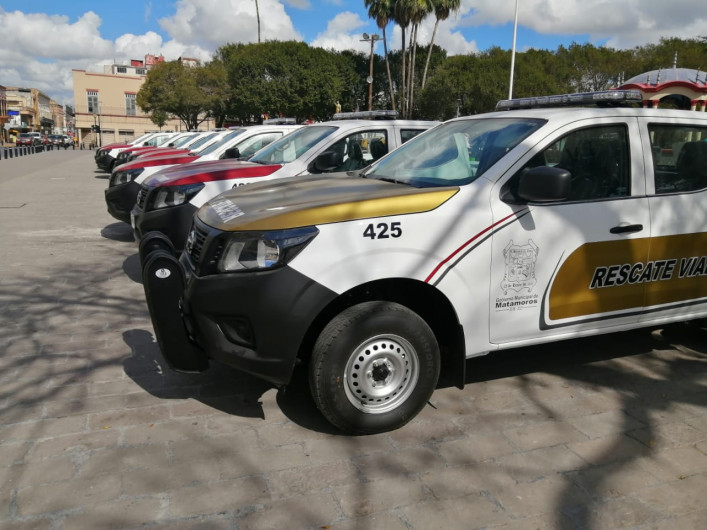 Podrán en Marcha programa “Rescate Vial” en Matamoros