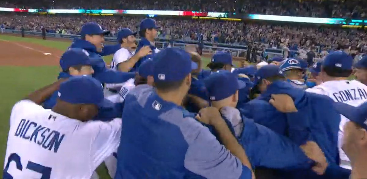 Los Dodgers ganan su quinto título divisional consecutivo 