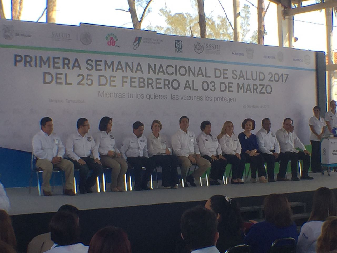 Gobernador de Tamaulipas encabeza inicio de Semana Nacional de Salud