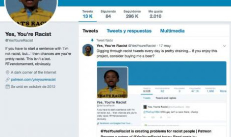 Crean cuenta en Twitter contra el racismo