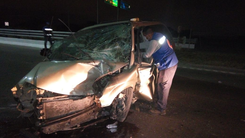 Racha de choques terminan con la vida de una persona