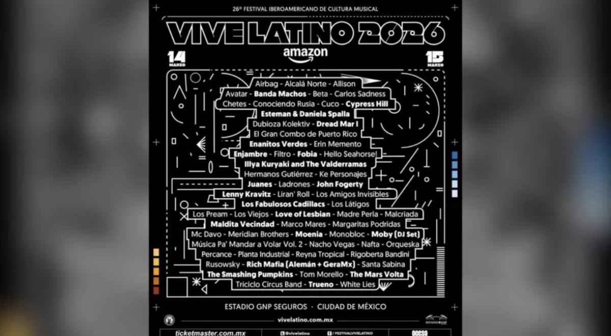 Vive Latino 2026: Conoce el cartel completo, fechas y preventa