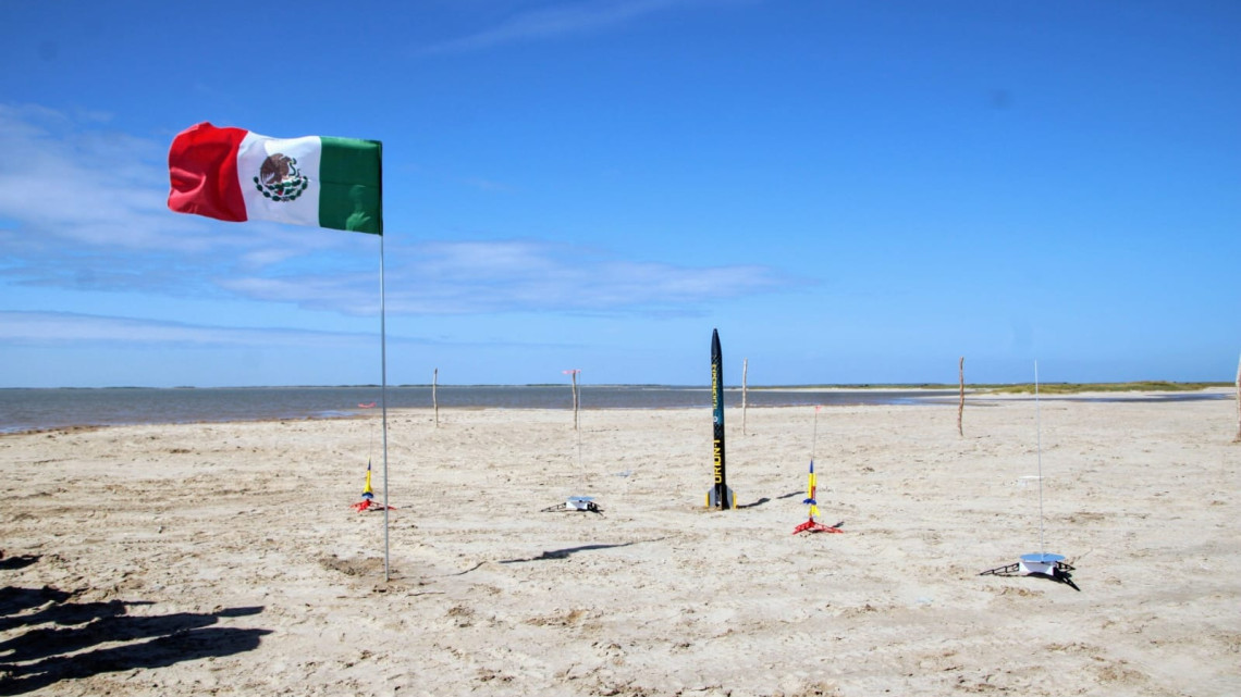 Concluye CONACES 2024 con lanzamientos de cohetes experimentales