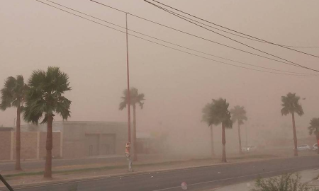 Se prevén posibles tolvaneras para el norte de Tamaulipas 