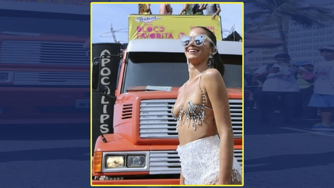 Bruna Marquezine deslumbra en Carnaval de Río de Janeiro